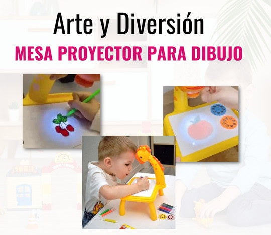 Proyector mesa didactica dibujo